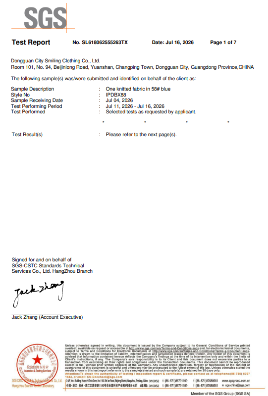 SGS Test Report